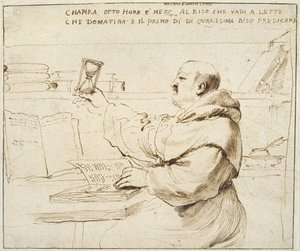 Caricature de Fra Bonaventura Bisi, 1655 - 1659